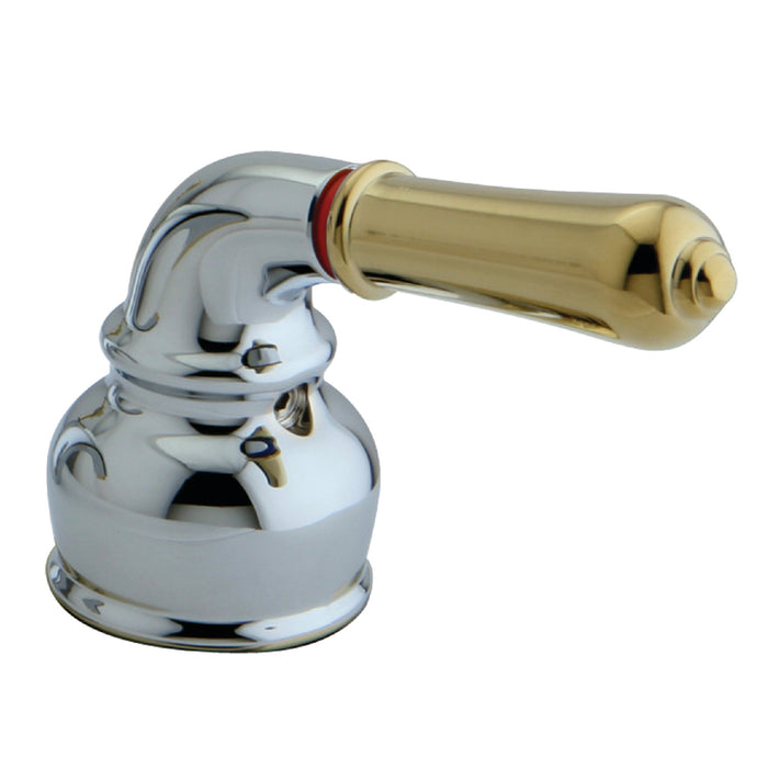 Kingston KSH2954H Brass Lever Handle (Hot Side), Polished Chrome/Polished Brass
