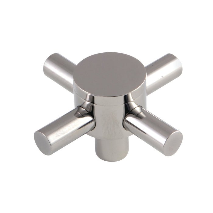 Kingston Concord KSH2956DX Brass Cross Handle, Polished Nickel