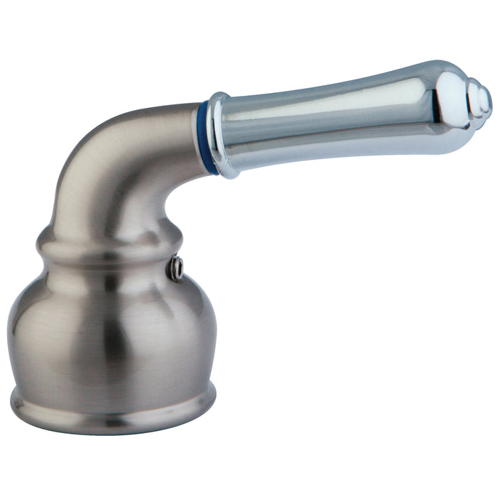 Kingston KSH2957C Brass Lever Handle (Cold Side), Brushed Nickel/Polished Chrome