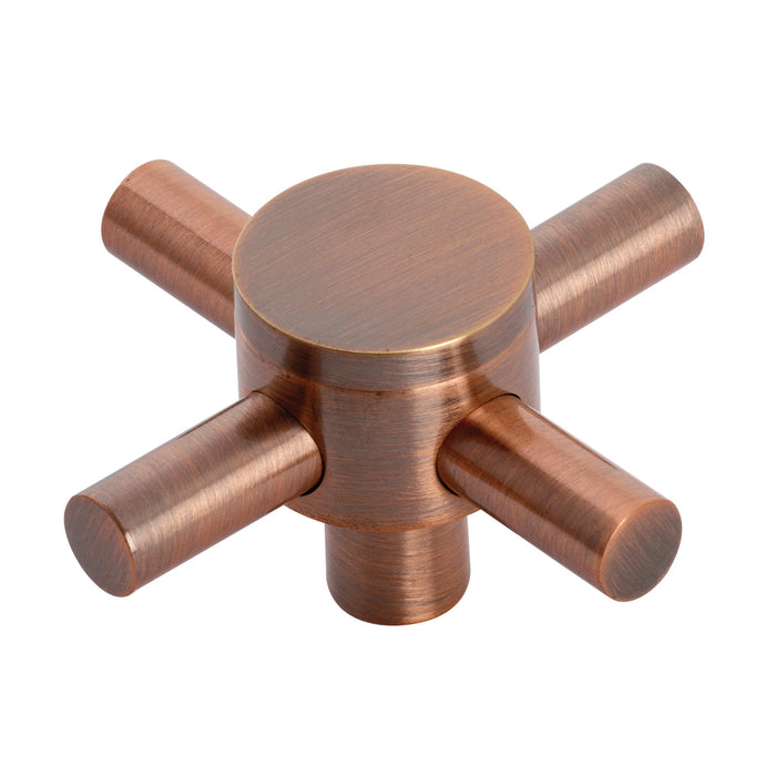 Kingston KSH295DXAC Brass Cross Handle, Antique Copper