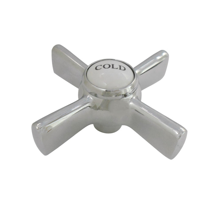 Kingston KSH2961ZXC Brass Cross Handle (Cold Side), Polished Chrome