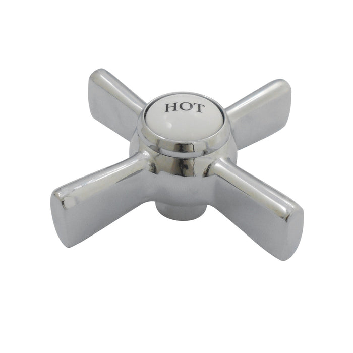 Kingston KSH2961ZXH Brass Cross Handle (Hot Side), Polished Chrome