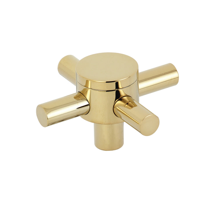 Kingston KSH2962DX Brass Cross Handle, Polished Brass