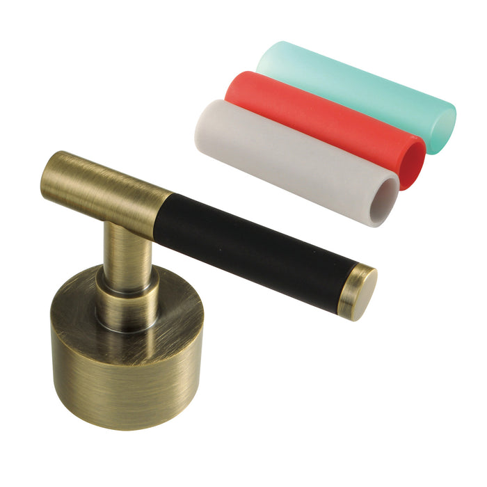 Kingston Kaiser KSH2963CKL Brass Lever Handle, Antique Brass