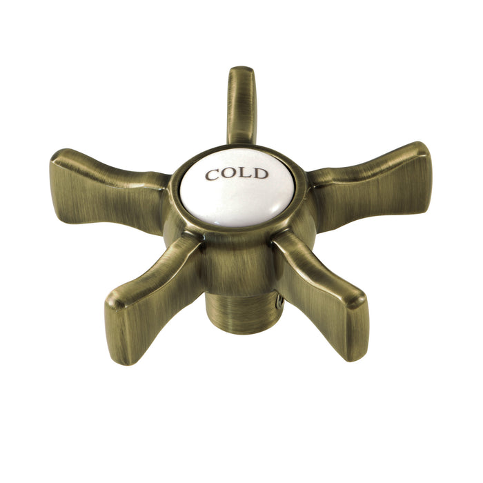 Kingston Hamilton KSH2963NXC Brass Cross Handle (Cold Side), Antique Brass