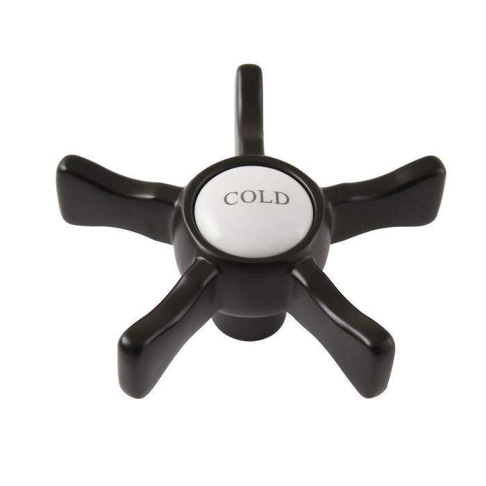 Kingston Hamilton KSH2965NXC Brass Cross Handle (Cold Side), Oil Rubbed Bronze