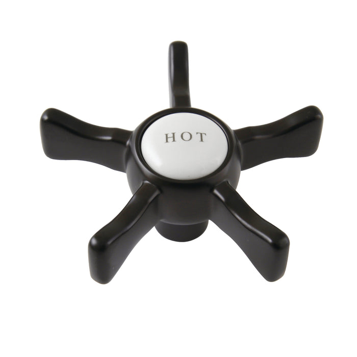 Kingston Hamilton KSH2965NXH Brass Cross Handle (Hot Side), Oil Rubbed Bronze