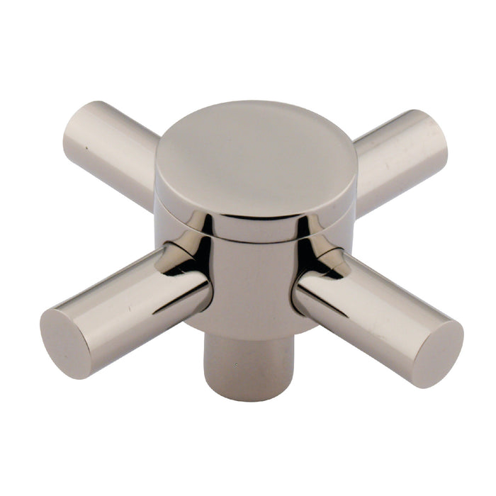 Kingston KSH2966DX Brass Cross Handle, Polished Nickel