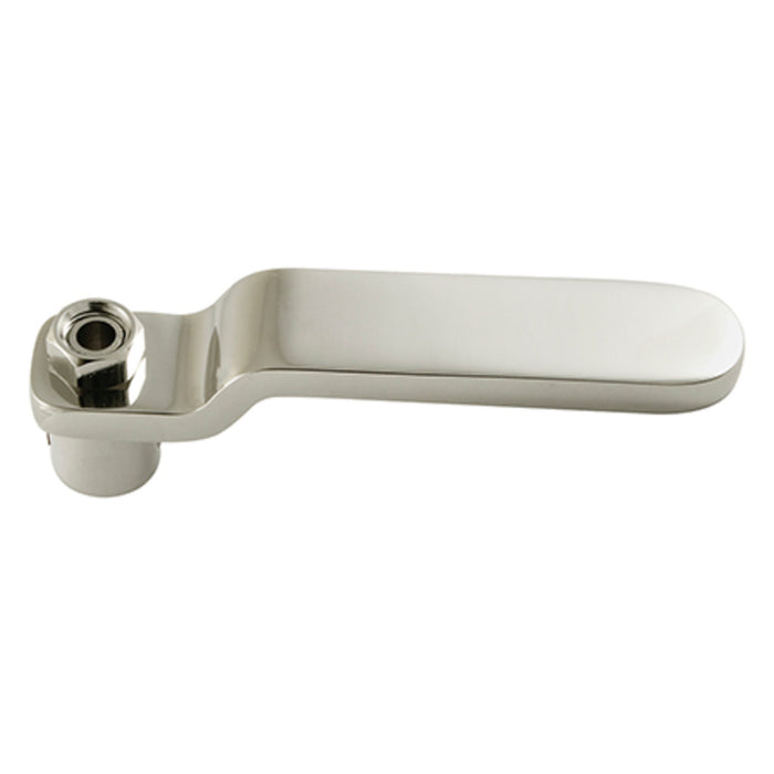 Kingston Whitaker KSH2966IL Brass Industrial Style Lever Handle, Polished Nickel