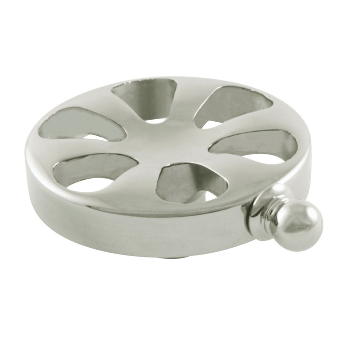 Kingston Belknap KSH2966RX Brass Wheel Handle, Polished Nickel