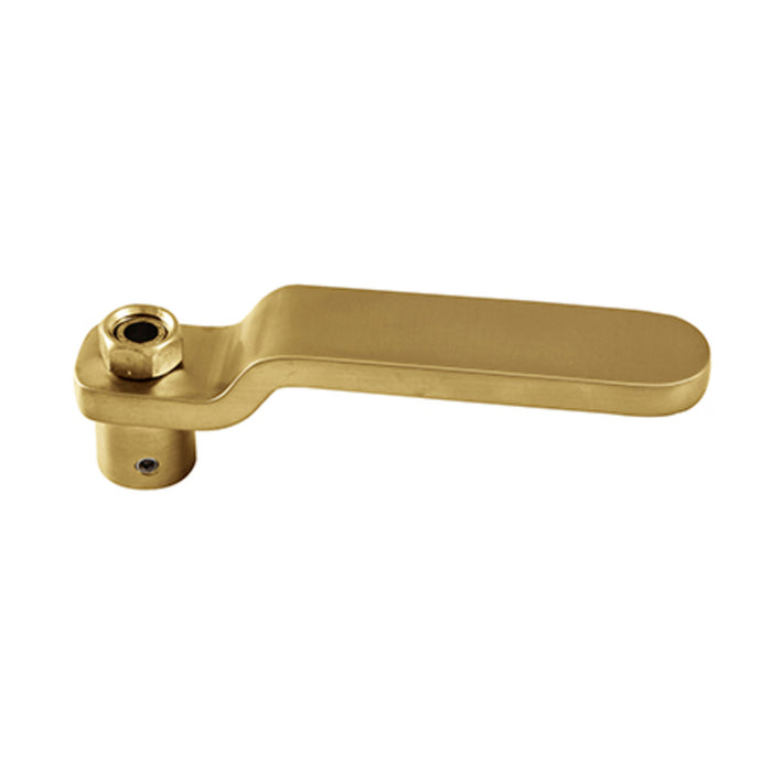 Kingston Whitaker KSH2967IL Brass Industrial Style Lever Handle, Brushed Brass