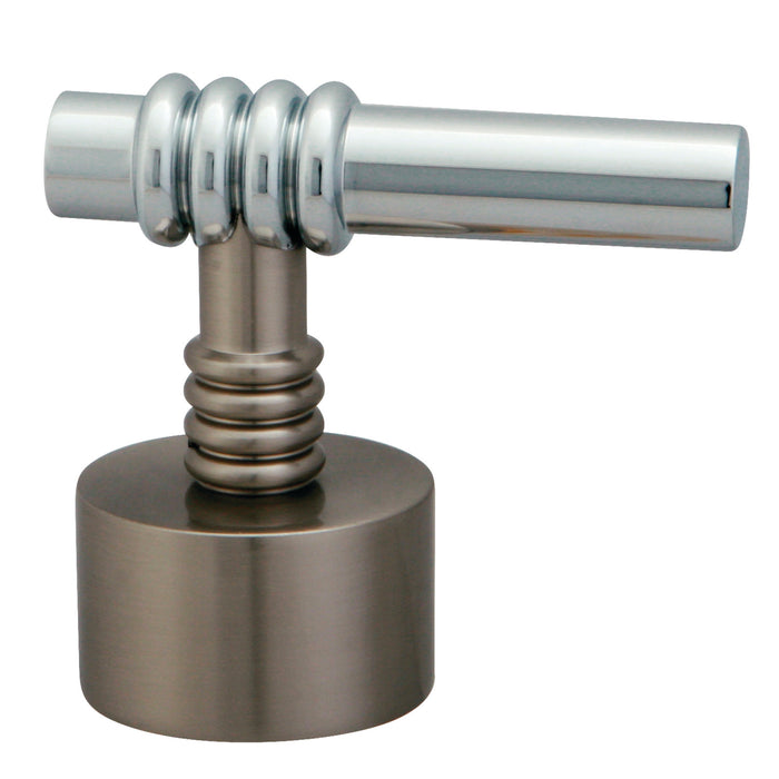 Kingston KSH2967ML Metal Lever Handle, Brushed Nickel/Polished Chrome