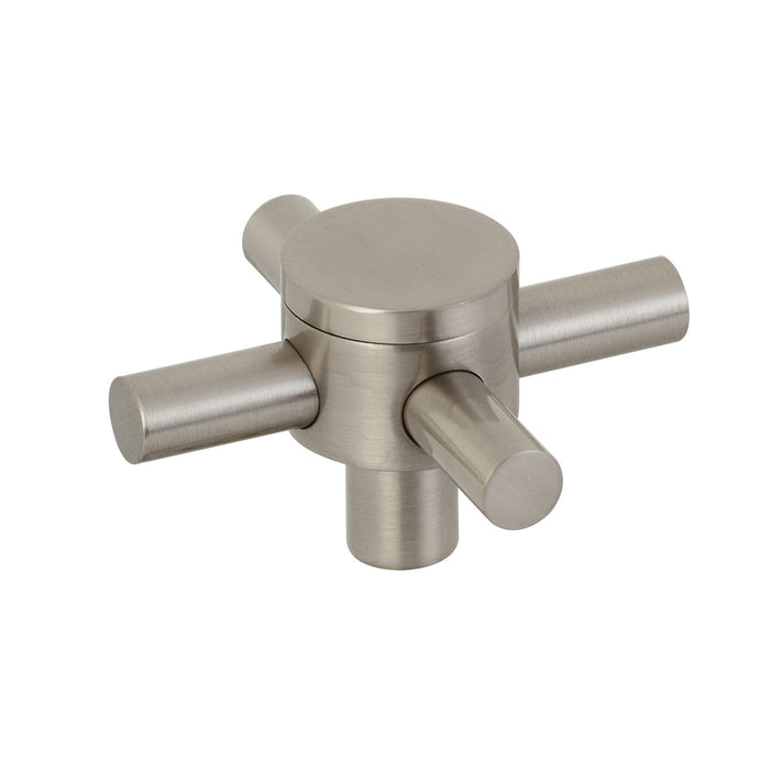 Kingston KSH2968DX Brass Cross Handle, Brushed Nickel