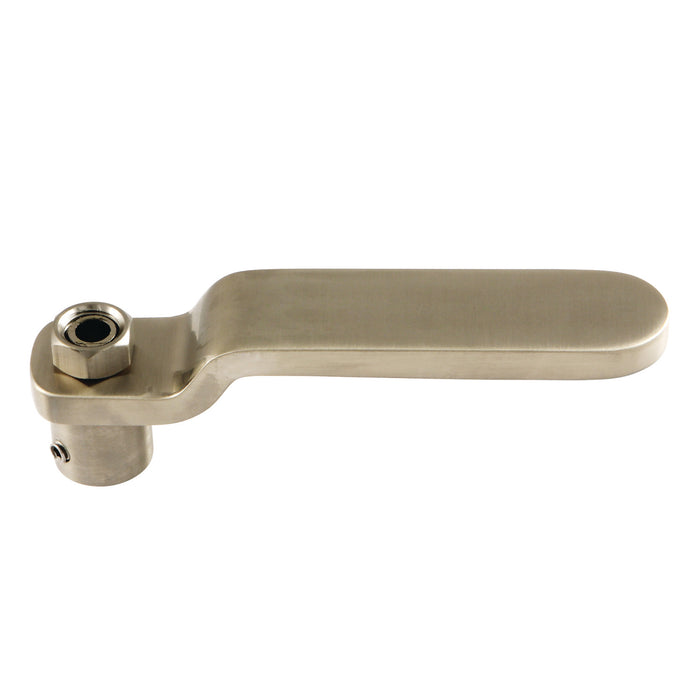 Kingston Whitaker KSH2968IL Brass Industrial Style Lever Handle, Brushed Nickel