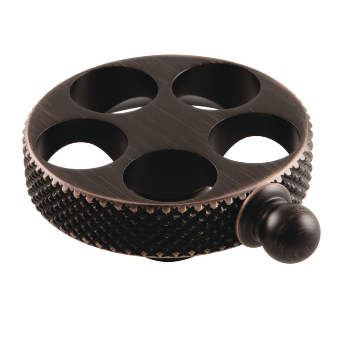 Kingston Webb KSH296RKXNB Brass Knurled Wheel Handle, Naples Bronze