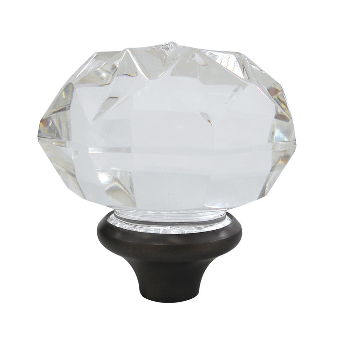 Kingston KSH2975KWL Crystal Crown Shape Handle, Oil Rubbed Bronze