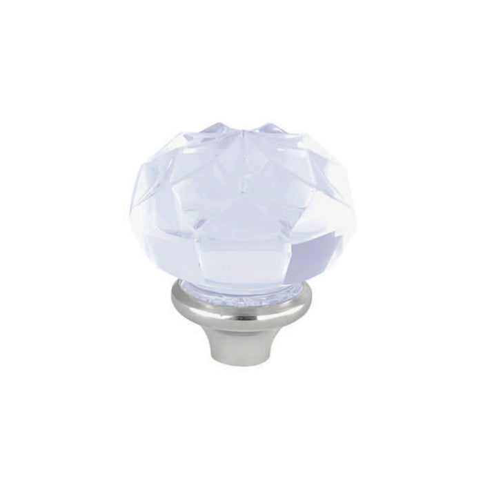 Kingston KSH2978KWL Crystal Crown Shape Handle, Brushed Nickel