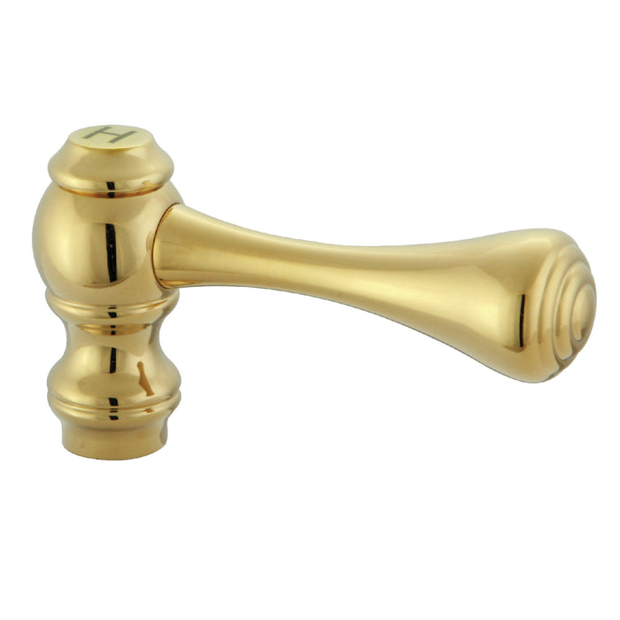 Kingston KSH313PBH Zinc Alloy Lever Handle (Hot Side), Polished Brass