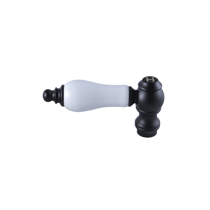 Kingston KSH3220PLH Porcelain Lever Handle (Hot Side), Matte Black