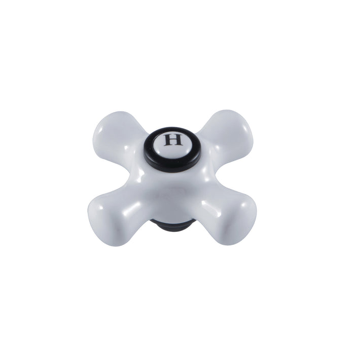 Kingston KSH3220PXH Porcelain Cross Handle (Hot Side), Matte Black