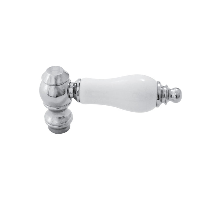 Kingston KSH3221PLH Porcelain Lever Handle (Hot Side), Polished Chrome