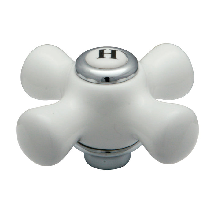 Kingston KSH3221PXH Porcelain Cross Handle (Hot Side), Polished Chrome