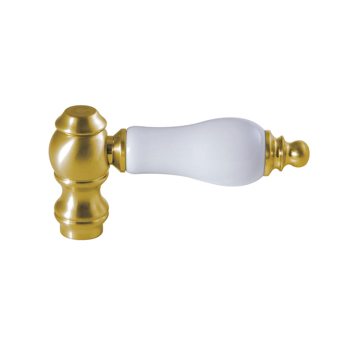 Kingston KSH3227PLC Porcelain Lever Handle (Cold Side), Brushed Brass