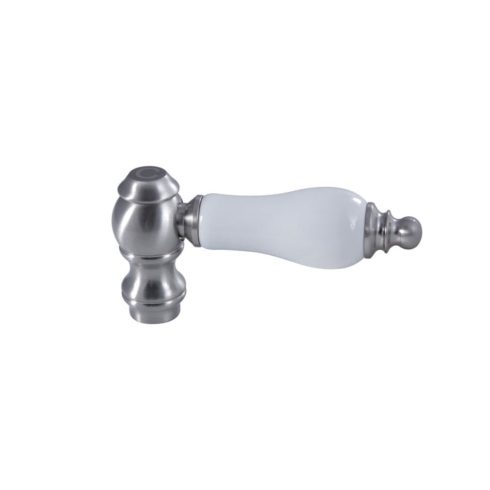 Kingston KSH3228PLC Porcelain Lever Handle (Cold Side), Brushed Nickel