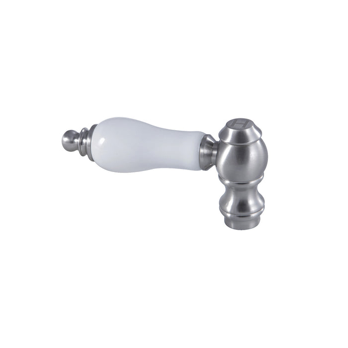 Kingston KSH3228PLH Porcelain Lever Handle (Hot Side), Brushed Nickel