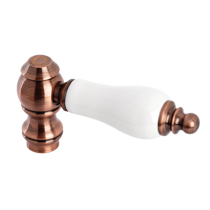 Kingston KSH322PLACC Porcelain Lever Handle (Cold Side), Antique Copper