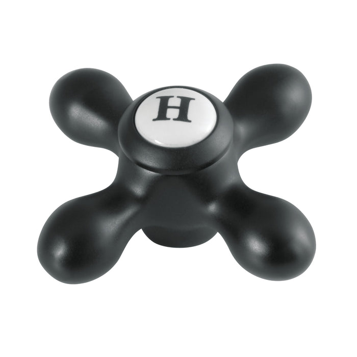 Kingston KSH3600AXH Brass Cross Handle (Hot Side), Matte Black
