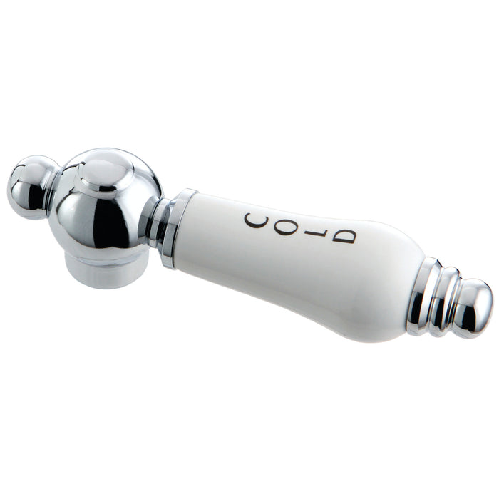 Kingston KSH3601PLC Porcelain Lever Handle (Cold Side), Polished Chrome