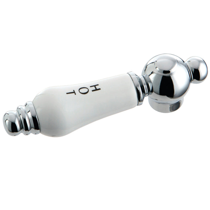 Kingston KSH3601PLH Porcelain Lever Handle (Hot Side), Polished Chrome