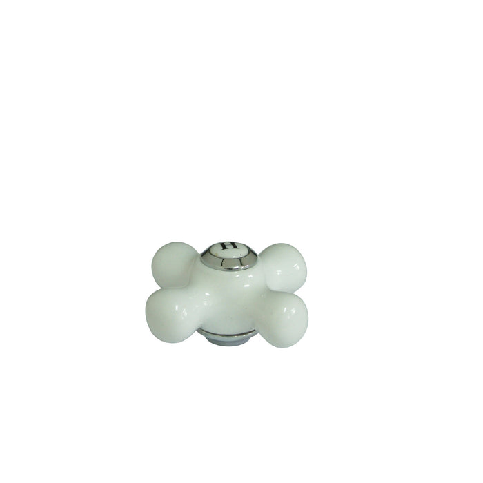 Kingston KSH3601PXH Porcelain Cross Handle (Hot Side), Polished Chrome