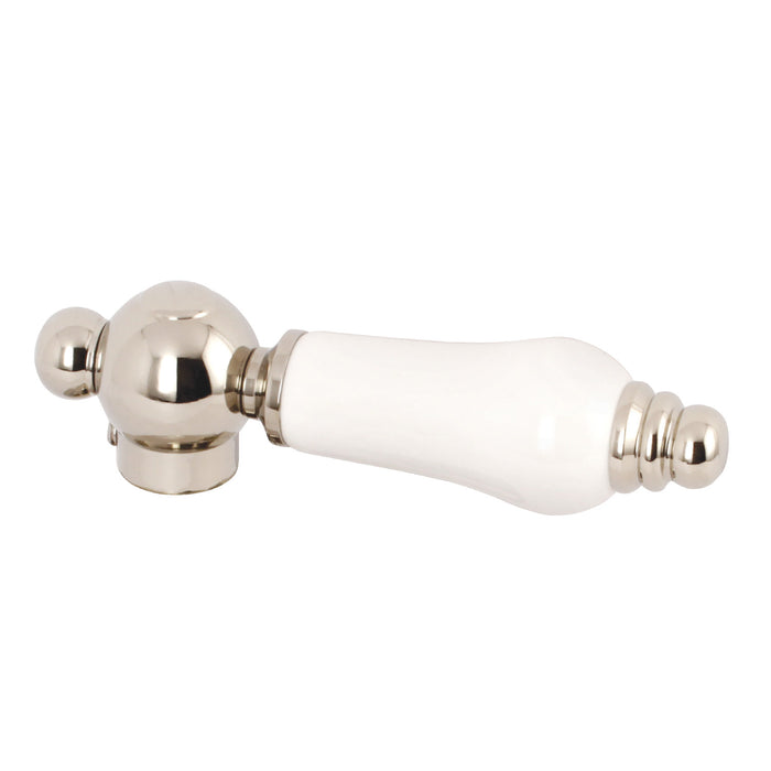Kingston KSH3606PL Porcelain Lever Handle, Polished Nickel