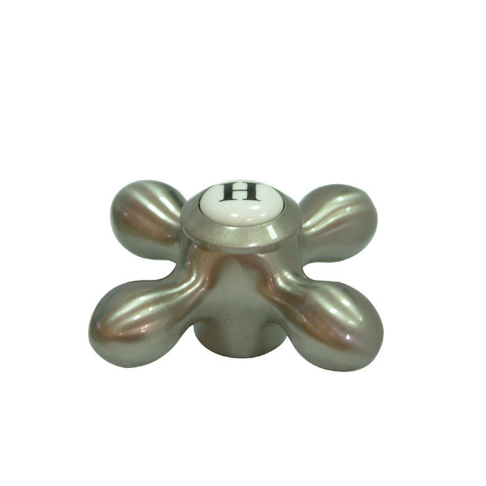 Kingston KSH3608AXH Brass Cross Handle (Hot Side), Brushed Nickel