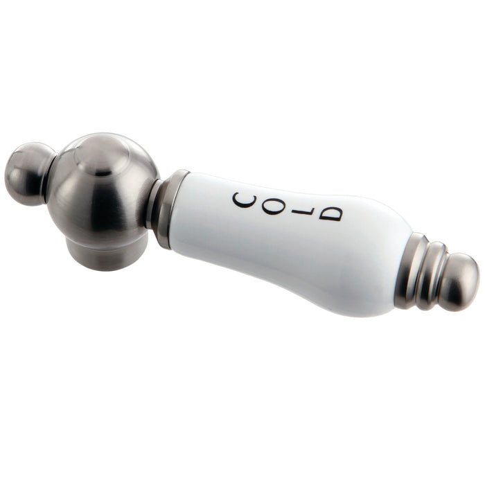 Kingston KSH3608PLC Porcelain Lever Handle (Cold Side), Brushed Nickel