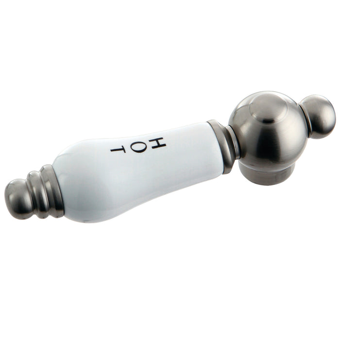 Kingston KSH3608PLH Porcelain Lever Handle (Hot Side), Brushed Nickel