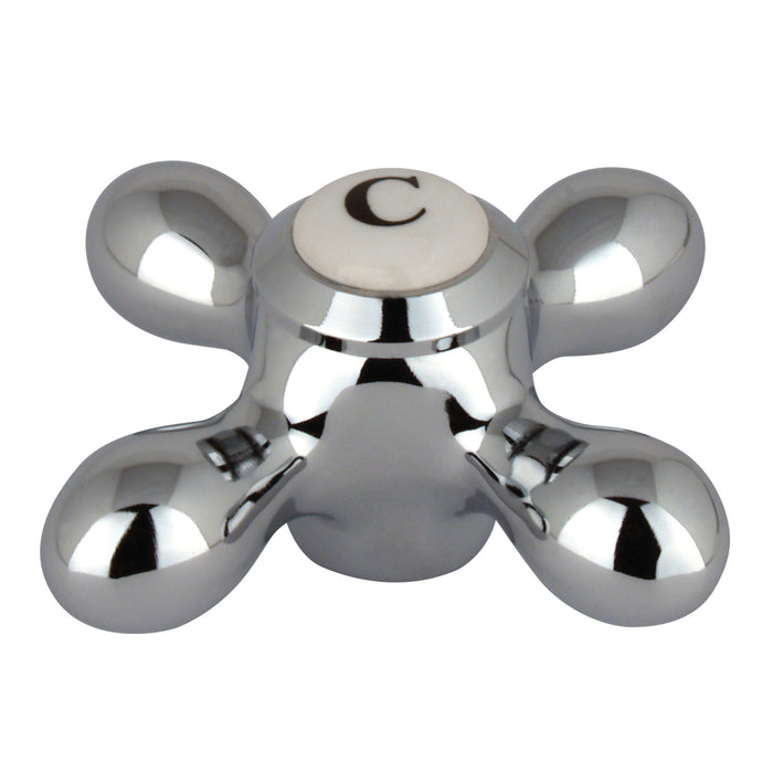 Kingston KSH3951AXC Brass Cross Handle (Cold Side), Polished Chrome
