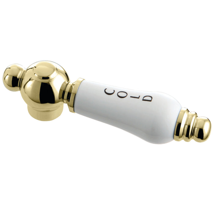 Kingston KSH3952PLC Porcelain Lever Handle (Cold Side), Polished Brass