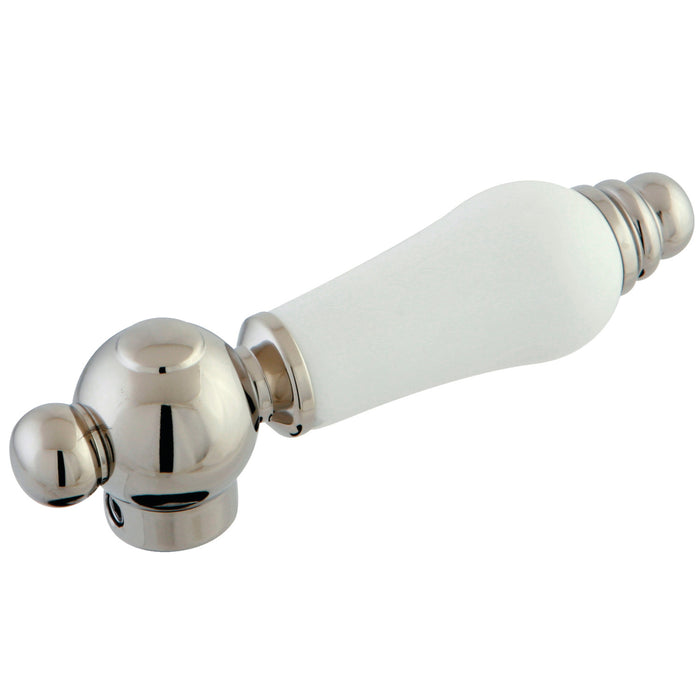 Kingston KSH3956PL Porcelain Lever Handle, Polished Nickel