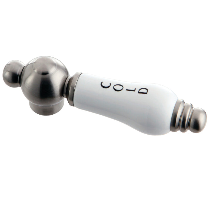 Kingston KSH3958PLC Porcelain Lever Handle (Cold Side), Brushed Nickel