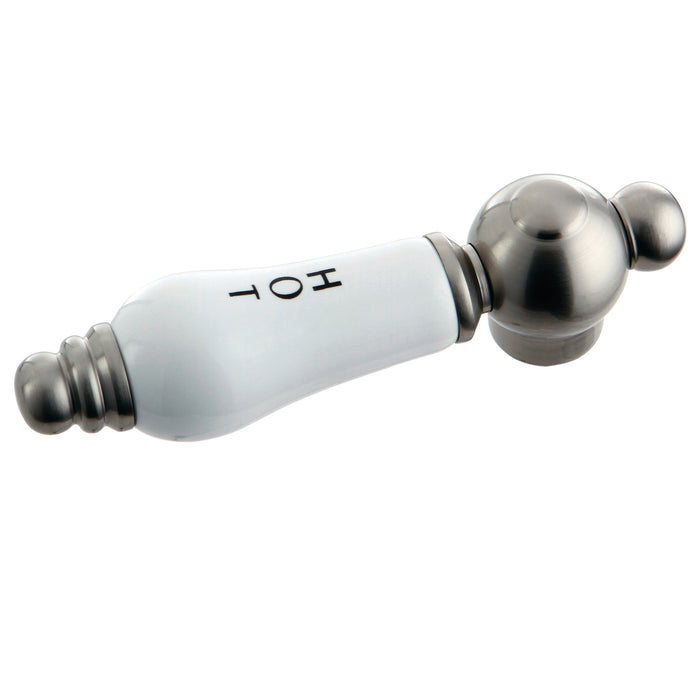 Kingston KSH3958PLH Porcelain Lever Handle (Hot Side), Brushed Nickel