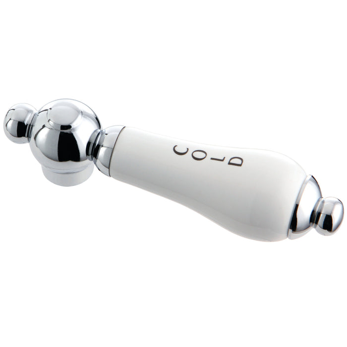 Kingston KSH3961PLC Porcelain Lever Handle (Cold Side), Polished Chrome