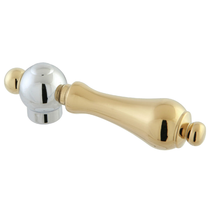 Kingston KSH3964AL Brass Lever Handle, Polished Chrome/Polished Brass