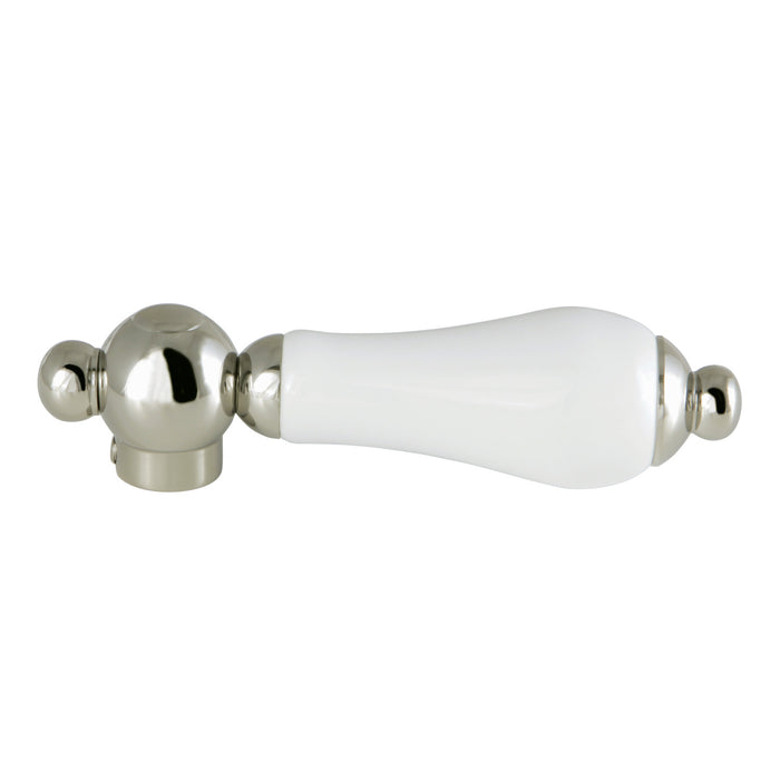 Kingston KSH3966PL Porcelain Lever Handle, Polished Nickel