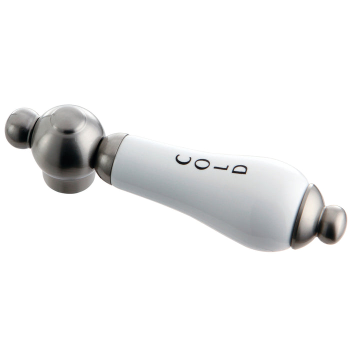 Kingston KSH3968PLC Porcelain Lever Handle (Cold Side), Brushed Nickel