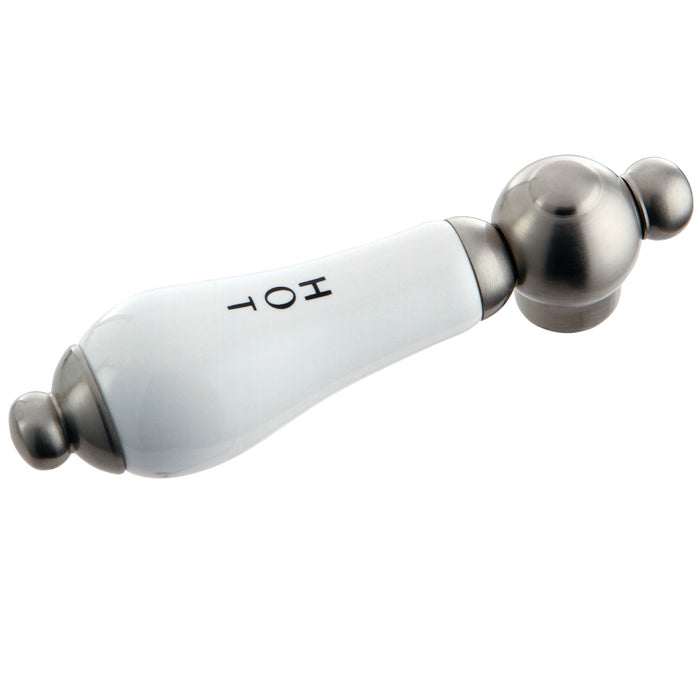 Kingston KSH3968PLH Porcelain Lever Handle (Hot Side), Brushed Nickel