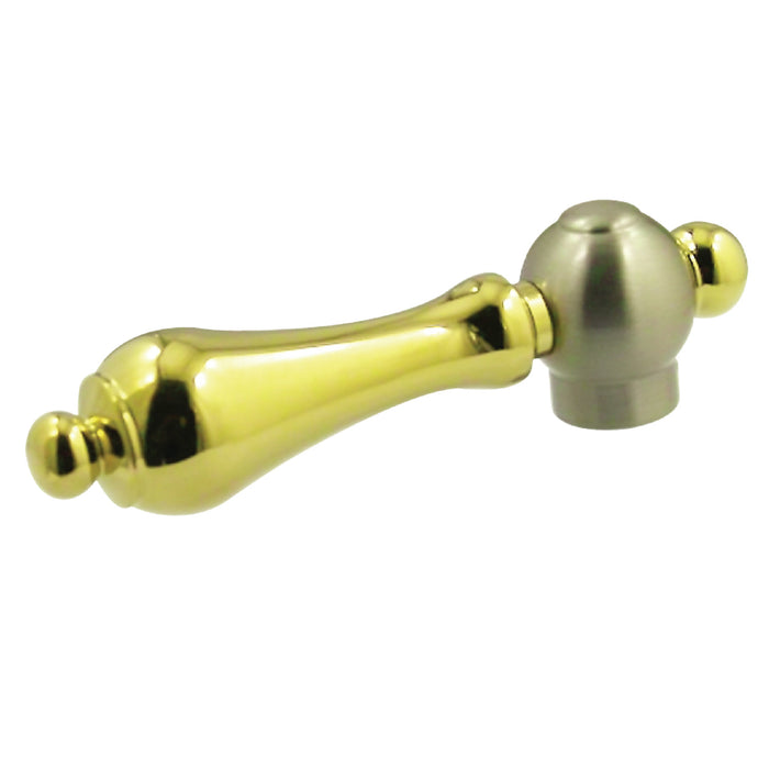 Kingston Restoration KSH3969AL Brass Lever Handle, Brushed Nickel/Polished Brass