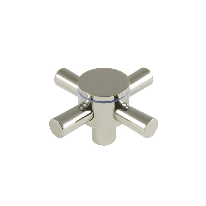 Kingston Concord KSH414PNC Metal Cross Handle (Cold Side), Polished Nickel